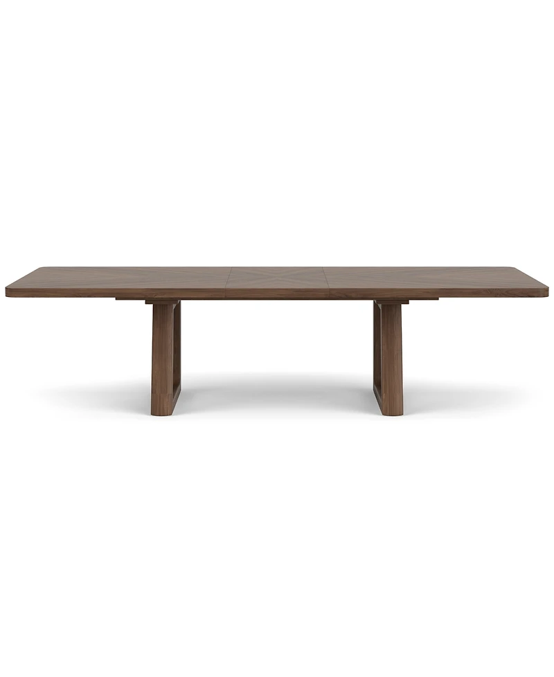 Amelie Rectangular 9-Piece Wood Dining Set (Table, 6 Wood Chairs and 2 Upholstered Chairs)