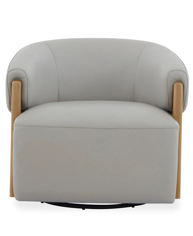 Aggie 28" Leather Accent Chair