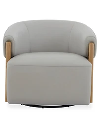 Aggie 28" Leather Accent Chair