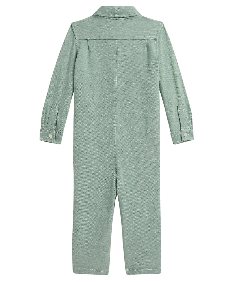 Polo Ralph Lauren Baby Boys' Long-Sleeve One Piece