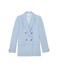 Reiss Women's Double-Breasted Peak-Lapel Suit Jacket