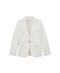 Reiss Womens Single Breasted Tailored Blazer Womens Malin Button Waist Tailored Shorts