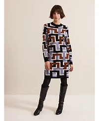 Phase Eight Women's Brianna Crew Neck Knitted Dress