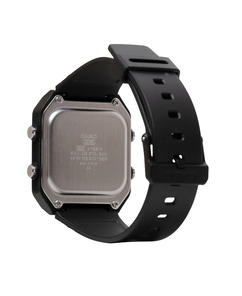 Casio Men's Digital Black Resin Watch 38.4mm
