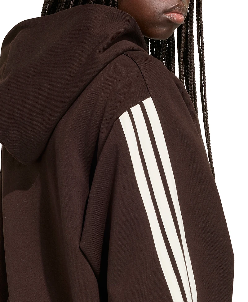 adidas Women's 3-Stripes Pull-On Hoodie