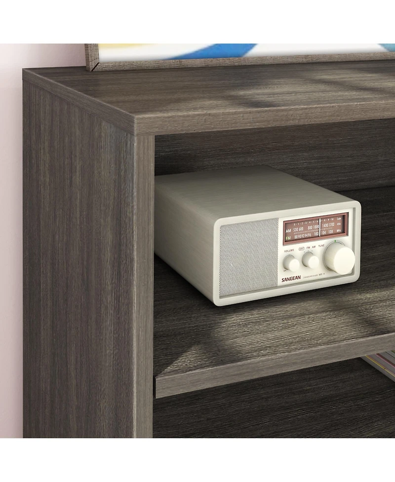 Max & Lily Classic 3-Shelf Bookcase, Solid Wood Bookcase for Kids Bedroom, Playroom.