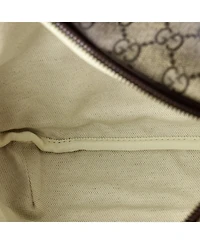 Pre-Owned Gucci Courrier Zip Belt Bag Gg Coated Canvas with Applique