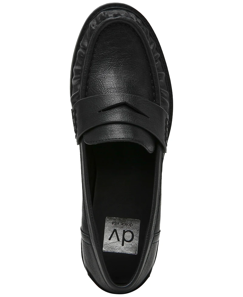 Dv Dolce Vita Women's Theyo Ruched Classic Loafers