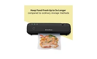 FoodSaver VS1210 Space Saving Vacuum Sealing System with 1-Quart Vacuum Sealer Bags