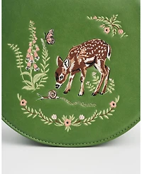 Fable England Women's Fawn and Snail Embroidered Top Handle Bag