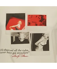 Pre-Owned Dolce & Gabbana Women's Marilyn Monroe Print Silk Blend Top