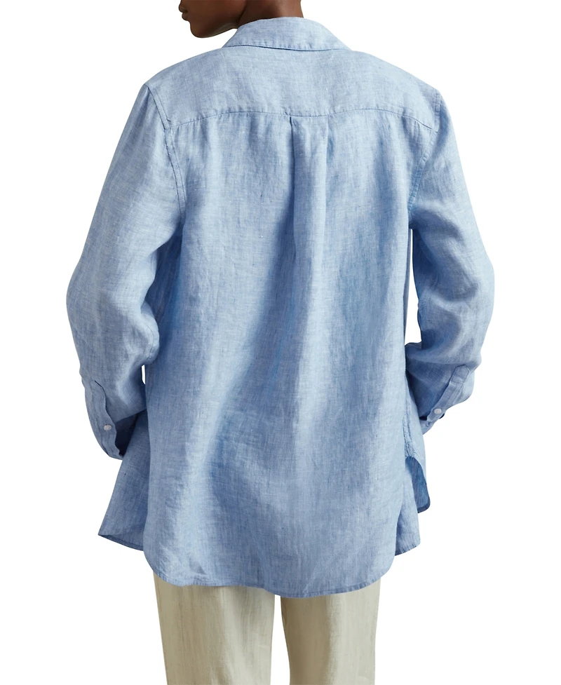 Reiss Women's Belle Linen Shirt