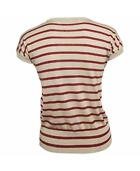 Pre-Owned Dolce & Gabbana Women's Striped Knit Top