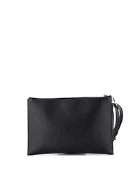 Pre-Owned Prada Convertible Zip Clutch Crossbody Bag Printed Saffiano Leather