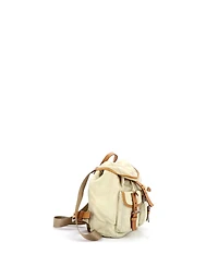 Pre-Owned Prada Small Double Front Pocket Backpack Tessuto