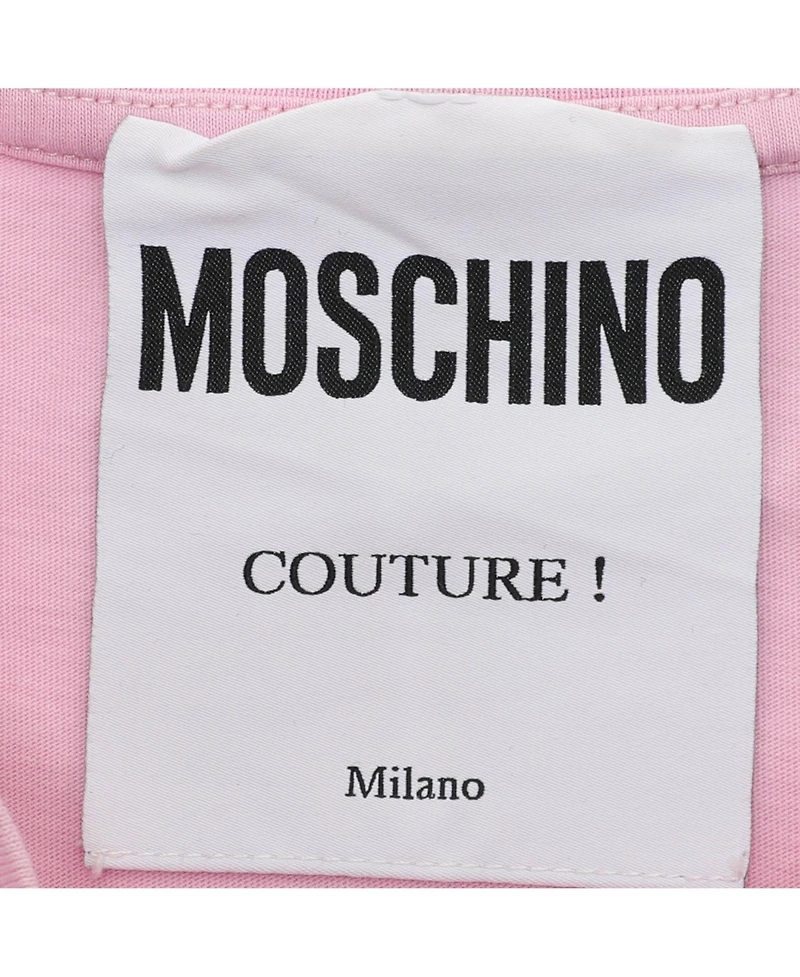 Pre-Owned Moschino Women's Face Embroidered T-Shirt