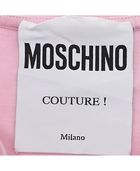 Pre-Owned Moschino Women's Face Embroidered T-Shirt