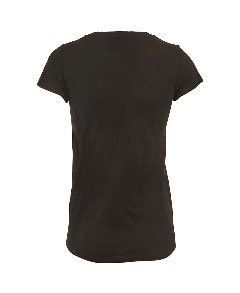 Pre-Owned Zadig & Voltaire Women's Jersey Skinny Skull Studs T-Shirt