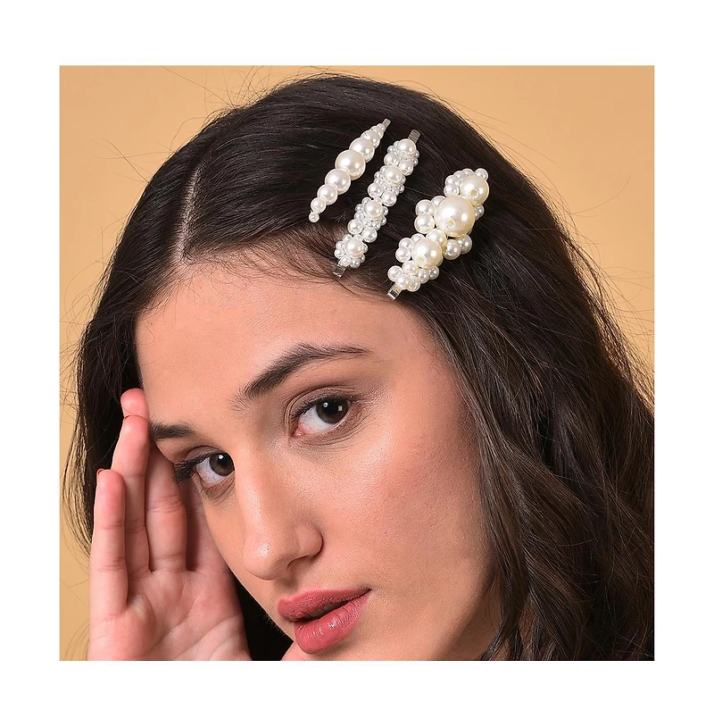 Sohi Women's Embellished Hairpin Set
