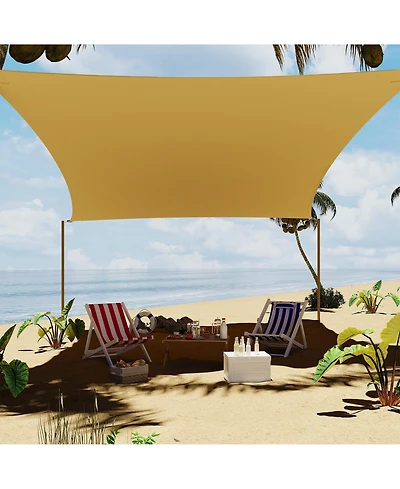 gaomon Sunshade Sail Shade Cloth, Sunshade for Patio, Backyard, Deck, Garden, Sand