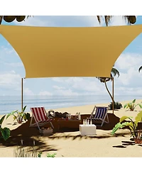 gaomon Sunshade Sail Shade Cloth, Sunshade for Patio, Backyard, Deck, Garden, Sand