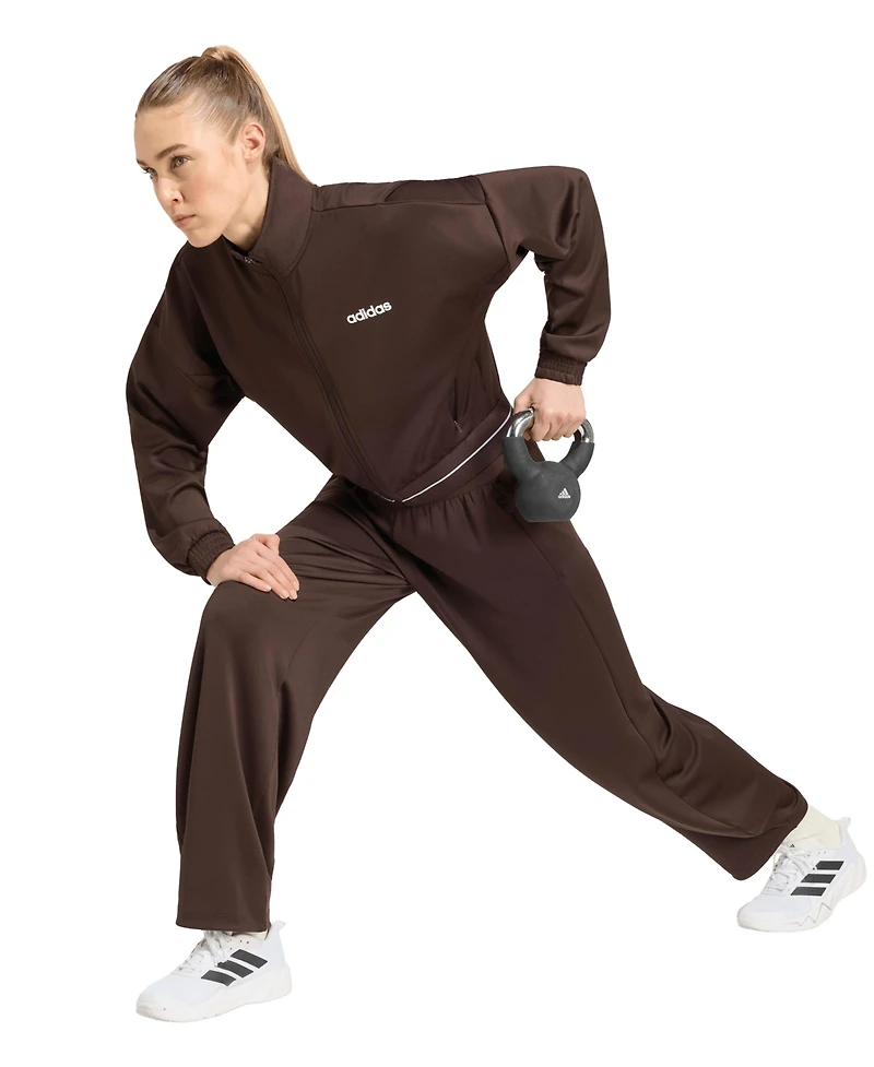 adidas Women's Hyperglam Track Cropped Training Top