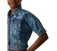 Steve Madden Women's Collared Front Button Jacket