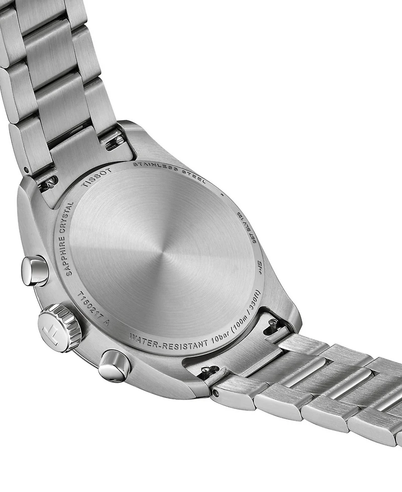 Tissot Men's Gray Stainless Steel Strap Watch 36mm