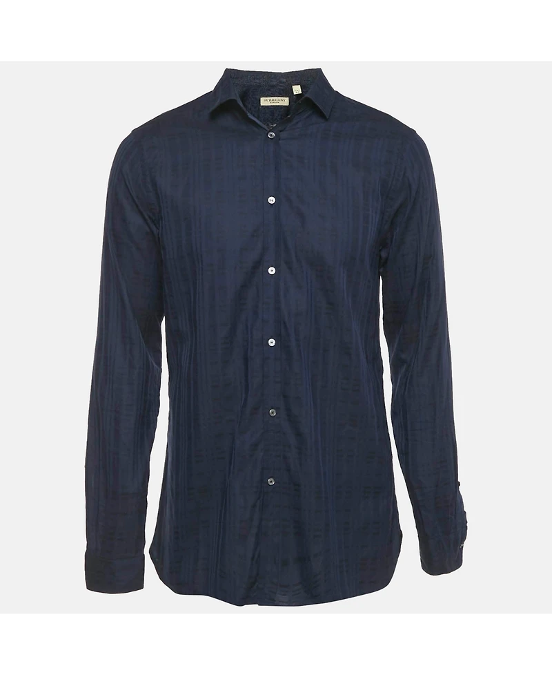 Pre-Owned Burberry Men's Checks Cotton Tailored Shirt