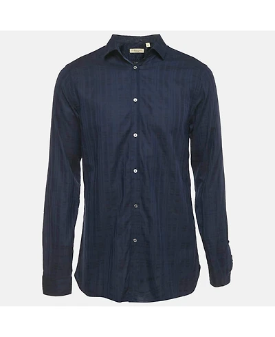 Pre-Owned Burberry Men's Checks Cotton Tailored Shirt