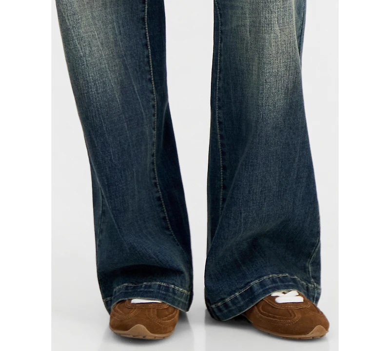 Dollhouse Juniors' Baggy Wide-Leg Jeans