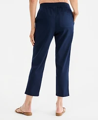 Style & Co Women's Side Zip Cropped Tapered Pants, Macy's Exclusive