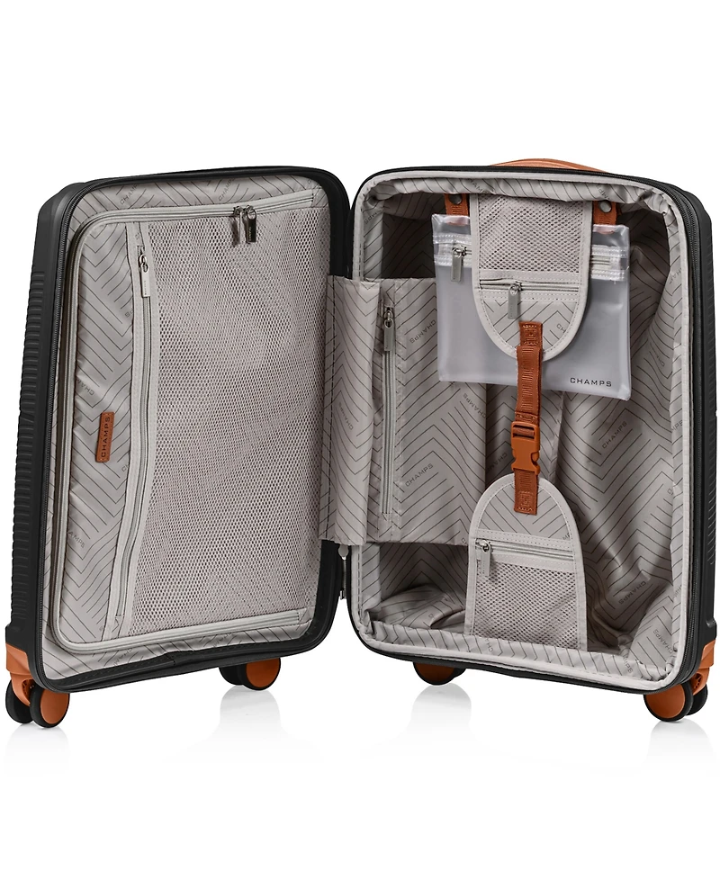 Champs Vintage Aura - Hardside Expandable Carry-on Spinner