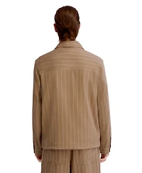Karl Lagerfeld Paris Men's Stripe Regular-Fit Jacket
