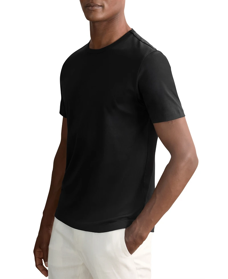 Reiss Men's Count Air-Water Cotton Tailored-Fit T-Shirt