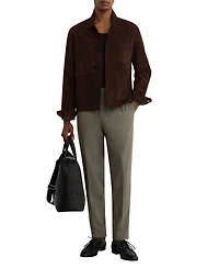 Reiss Men's Stretch Slim-Fit Drawstring Trousers