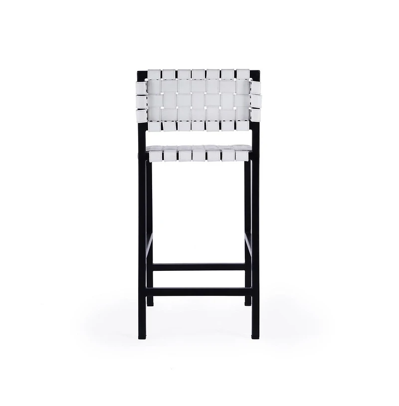 Butler Specialty Bromley Iron and Leather 24.5" Counter Stool