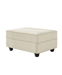 Streamdale Furniture Velvet Ottoman for Sofas