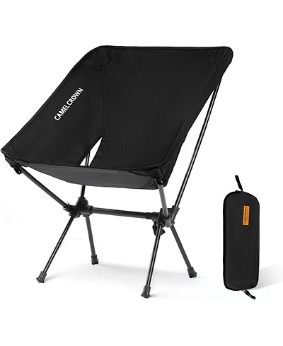 Piscifun Portable Camping Chair Folding Compact Lawn Lightweight Backpacking with Carry Bag for Outdoor Hiking Beach Travel Picnic Festival