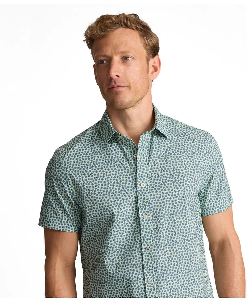 UNTUCKit Men's Slim Fit Performance Short-Sleeve Kyros Shirt