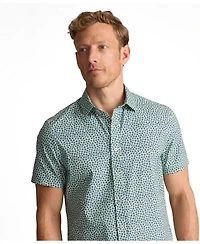 UNTUCKit Men's Slim Fit Performance Short-Sleeve Kyros Shirt