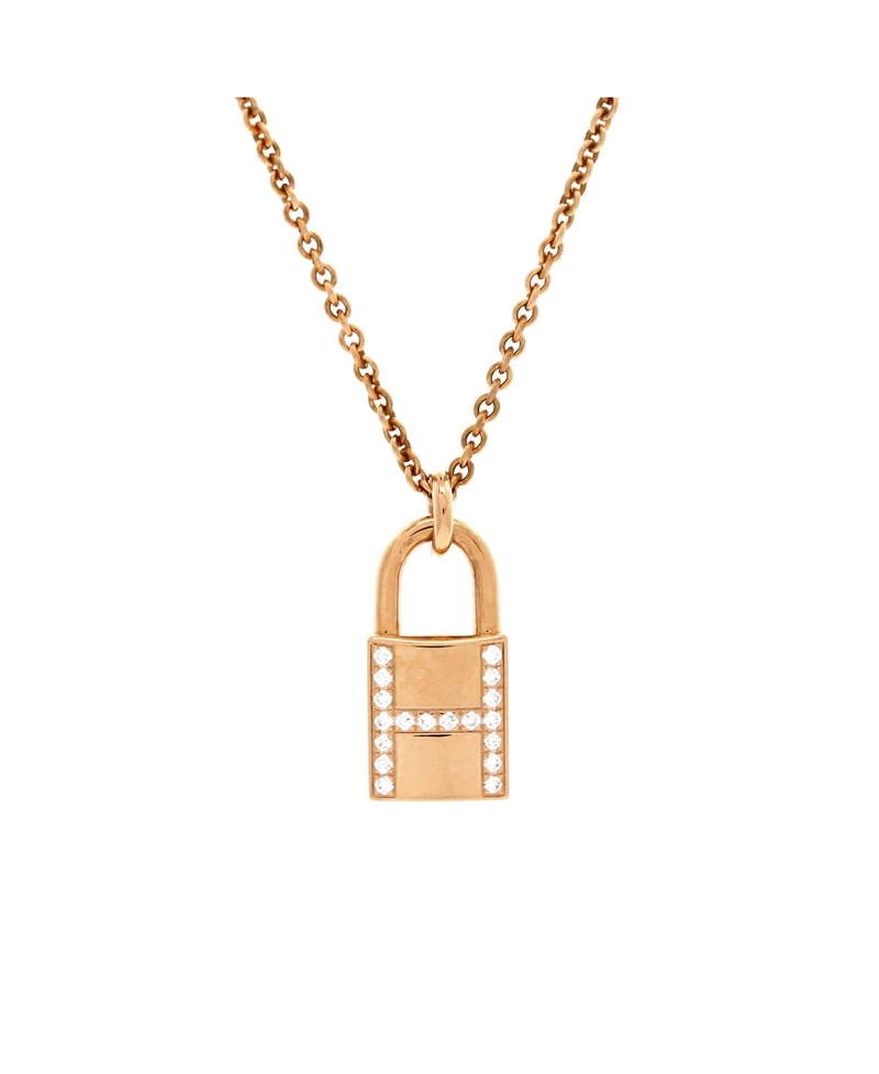 Pre-Owned HERMES Amulettes Cadenas Pendant Necklace