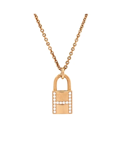 Pre-Owned HERMES Amulettes Cadenas Pendant Necklace