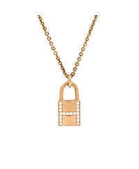 Pre-Owned HERMES Amulettes Cadenas Pendant Necklace