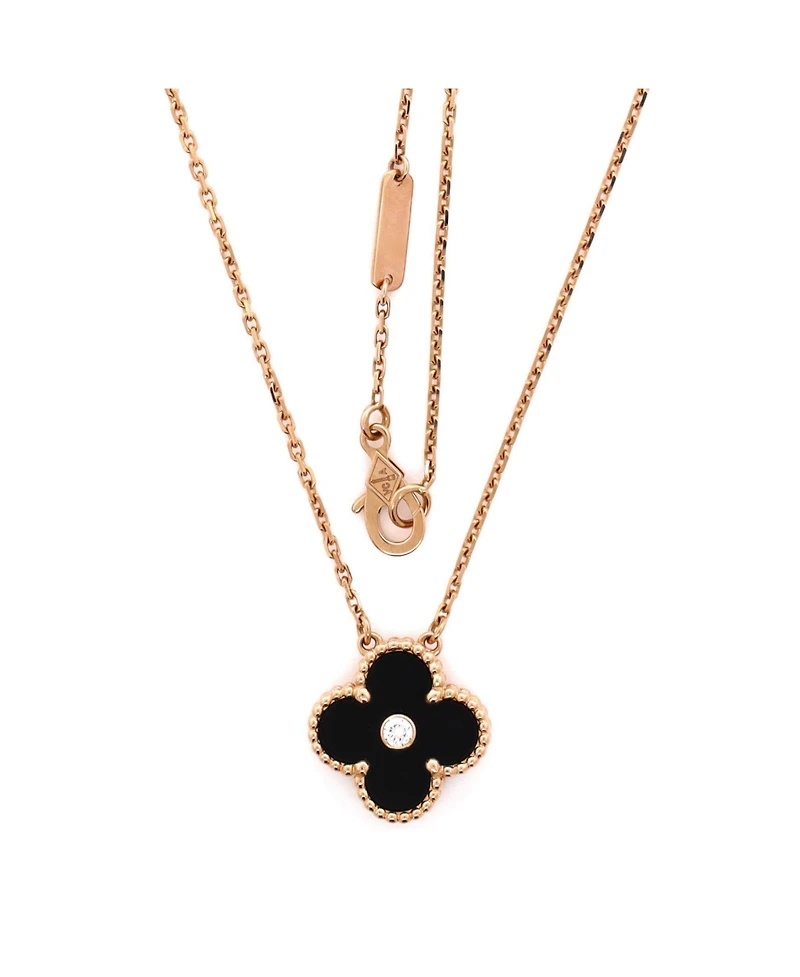 Pre-Owned Van Cleef & Arpels Vintage Alhambra Pendant Necklace