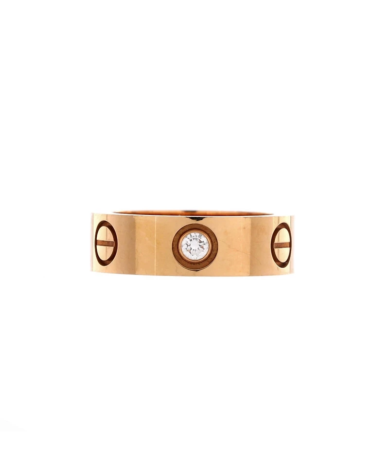 Pre-Owned Cartier Love 3 Diamonds Band Ring