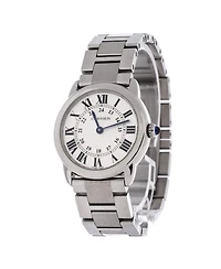 Pre-Owned Cartier Ronde Solo de Cartier Quartz Watch in Stainless Steel 29mm