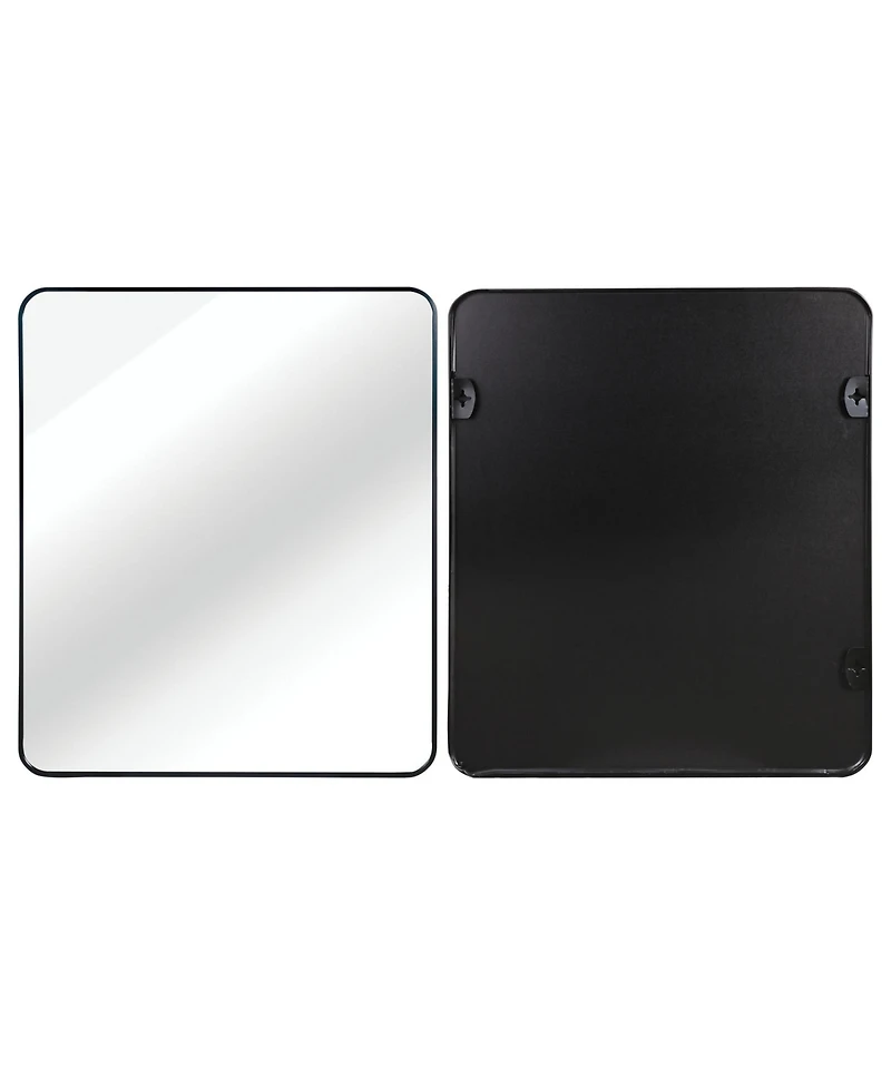 Rainsken 30 "x36" Rectangular Bathroom Mirror, Modern Wall Mounted Vanity Mirror with Shatterproof Film