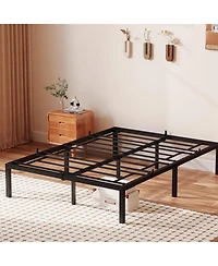 gaomon 10 Inch Bed Frames Heavy Duty Metal Platform Bed with Under Bed Storage, Sturdy Steel Slat Support, No Box Spring Needed