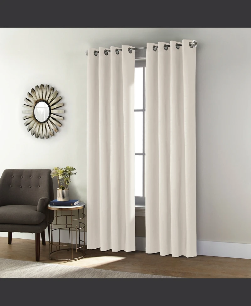 Thermaplus Shadow Blackout Uv Protection Grommet Curtain Panel for Windows